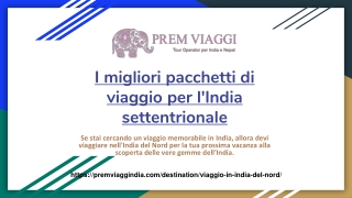 I migliori pacchetti di viaggio per l'India settentrionale