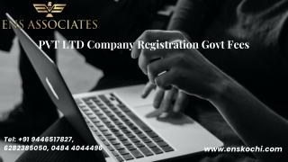 PVT LTD Company Registration Govt Fees