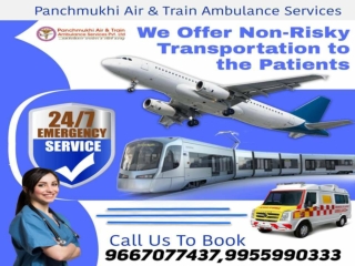 Use Super Specialized Doctors Unit with Panchmukhi Train Ambulance Service in Guwahati and Jamshedpur