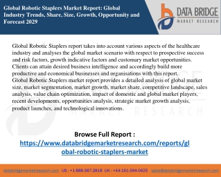 Global Robotic Staplers Market