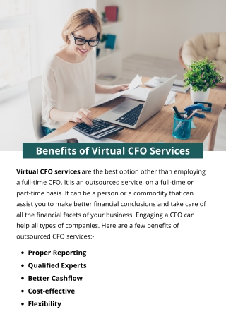 Benefits of Virtual CFO Services