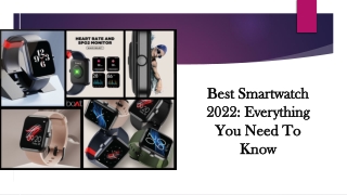 Best Smartwatch 2022 Everything You Need To Know