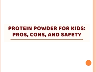 Protein Powder for Kids - Pros, Cons, and Safety - Protinex India