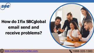 How do I fix SBCglobal email send and receive problems?