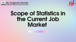 Statistics Scope and Application
