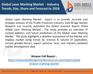 Global Laser Marking Market