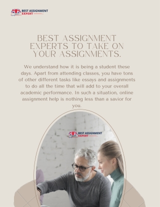 Best Assignment Experts to take on your Assignments.