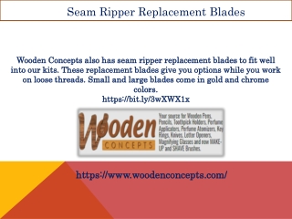 Buy Replacement Blades for Seam Ripper