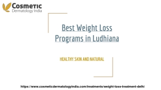 Best Weight Loss Programs in Ludhiana