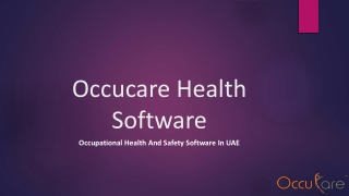 Occupational Health And Safety Software In UAE