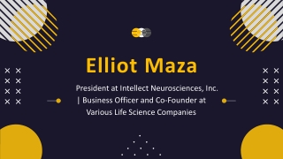 Elliot Maza - Provides Consultation in Leadership