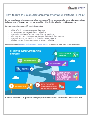 How to Hire the Best Salesforce Implementation Partners in India