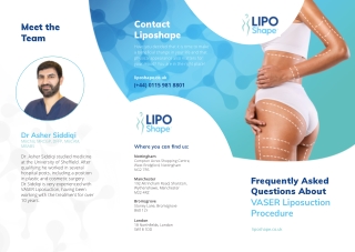 VASER LIPOSUCTION Liposhape.co.uk