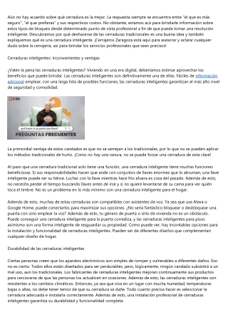 Cerraduras: ¿tradicionales o inteligentes? Qué seleccionar.