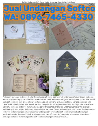 O896.7ㄐ65.ㄐᣮᣮO (WA) Beli Undangan Softcover Cara Membuat Undangan Khitan Di Micr