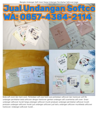 O857-Կ౩8Կ-ᒿ11Կ (WA) Contoh Soft Cover Produsen Undangan Softcover Murah
