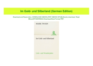 PDF) Im Gold- und Silberland (German Edition) Unlimited