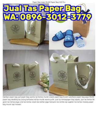 ౦8ᑫϬ·3౦I2·377ᑫ (WA) Jual Tas Kertas Karton Terdekat Tas Kertas Cantik