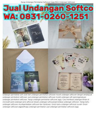 Ô8Зl~Ô26Ô~l25l (WA) Grosir Undangan Softcover Murah Undangan Soft Cover