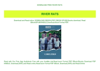 DOWNLOAD FREE RIVER RATS (READ PDF EBOOK)