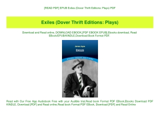 [READ PDF] EPUB Exiles (Dover Thrift Editions Plays) PDF