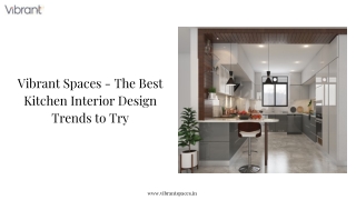 Vibrant Spaces - Lavish Modular Kitchen in Chennai