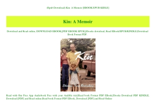 (Epub Download) Kin A Memoir [EBOOK EPUB KIDLE]