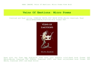 READ [EBOOK] Veins Of Emotions Micro Poems Free Book