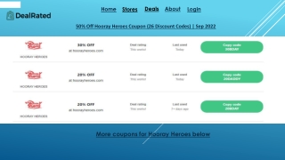 Searching for Hooray Heroes Promo Code