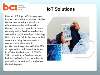 IoT Solutions - Bar Code India