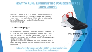 RUNNING TIPS FOR BEGINNERS  FURO SPORTS