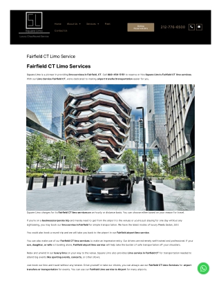 Fairfield CT Limo Service - Square Limo