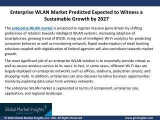 Enterprise WLAN Market