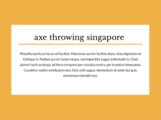 axe throwing singapore
