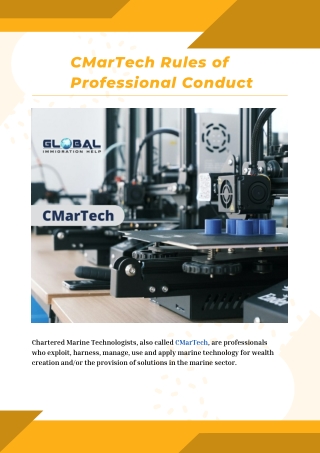 CMarTech Rules of Professional Conduct