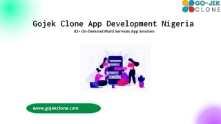 Gojek Clone App Development Nigeria