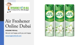 Air Freshener Online Dubai