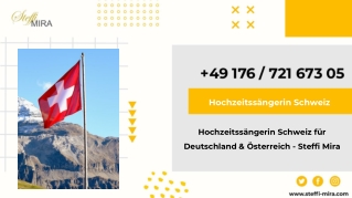 Hochzeitssängerin Schweiz für Deutschland & Österreich - Steffi Mira