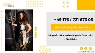 Sängerin - Hochzeitssängerin Österreich - Steffi Mira