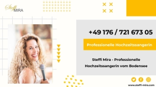 Steffi-Mira – Professionelle Hochzeitssängerin vom Bodensee