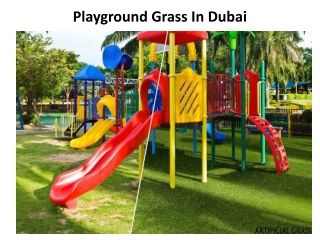 Playground Grass In Dubai