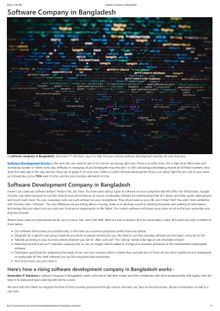 Software Company in Bangladesh - Semicolon IT Solutions
