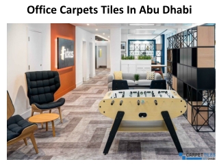 Office Carpets Tiles In Abu Dhabi