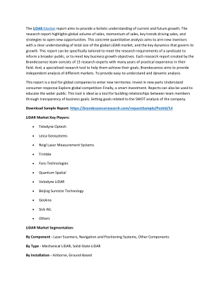 LiDAR Market