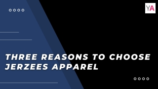 Three reasons to choose Jerzees apparel