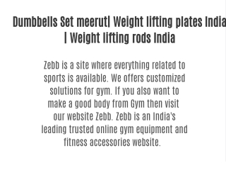 Push up bars india | Gym dumbbell India | Gym equipment online India