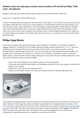 Resmed Aircurve 10 Vauto With Humidifier