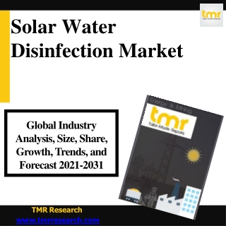Solar Water Disinfection Market Competitive Environment and Growth Rate