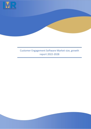 Customer Engagement Software Market