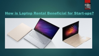 How is Laptop Rental Beneficial for Start-ups?